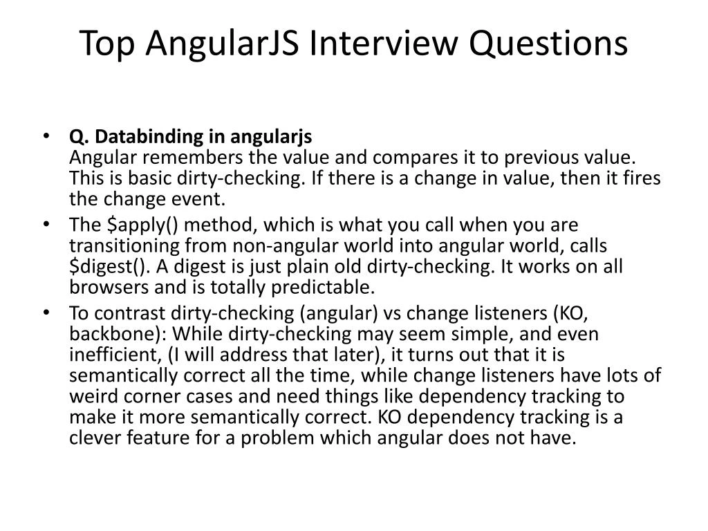 top angularjs interview questions