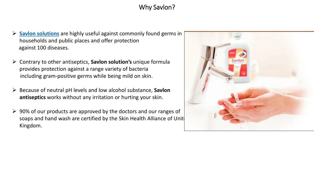 why savlon