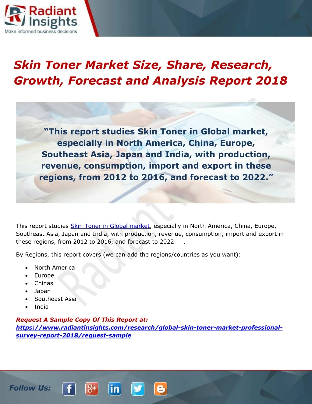 skin toner market size share research growth