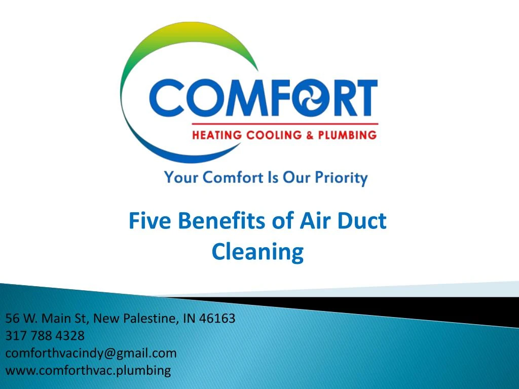 five benefits of air duct cleaning
