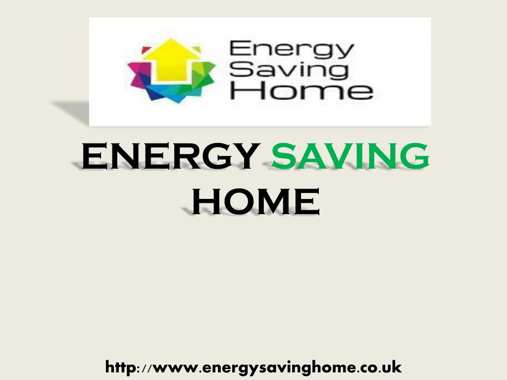 energy saving home