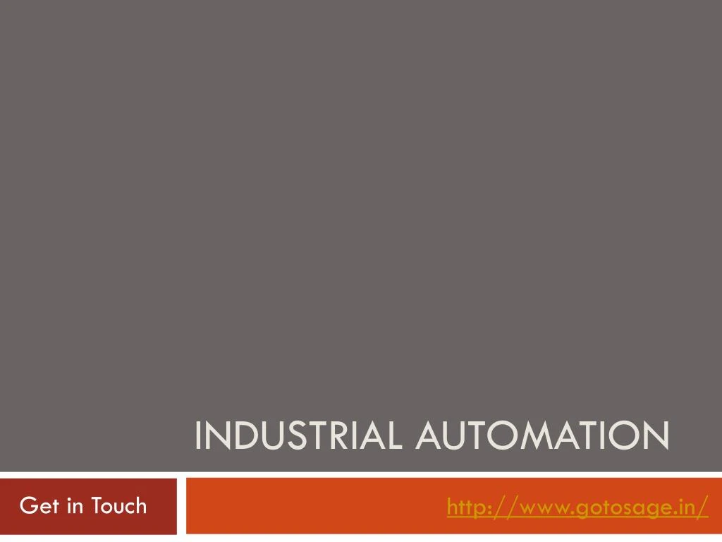 industrial automation