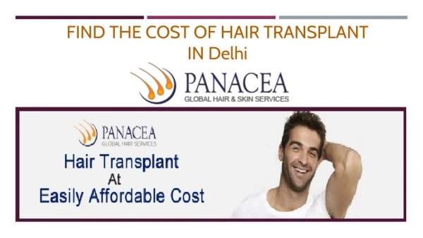 Hair Transplant Cost in Delhi, Cheapest Hair Transplant services
