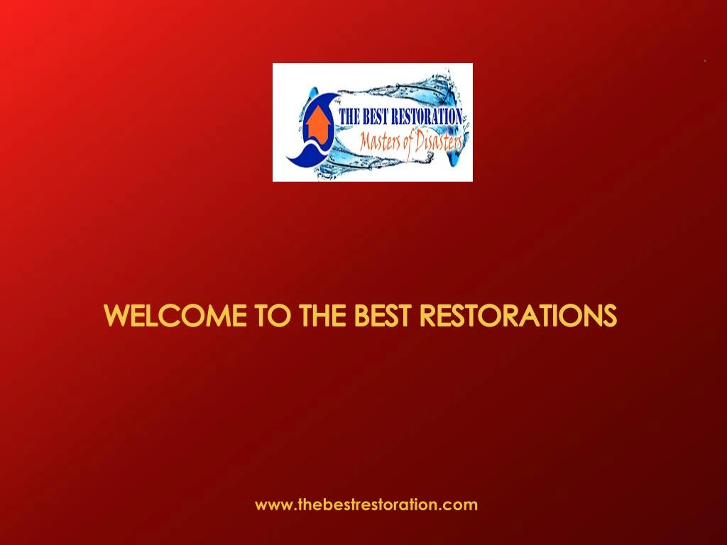 welcome to the best restorations