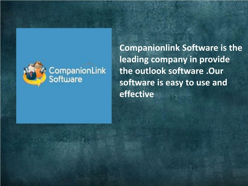 companionlink software is the leading company