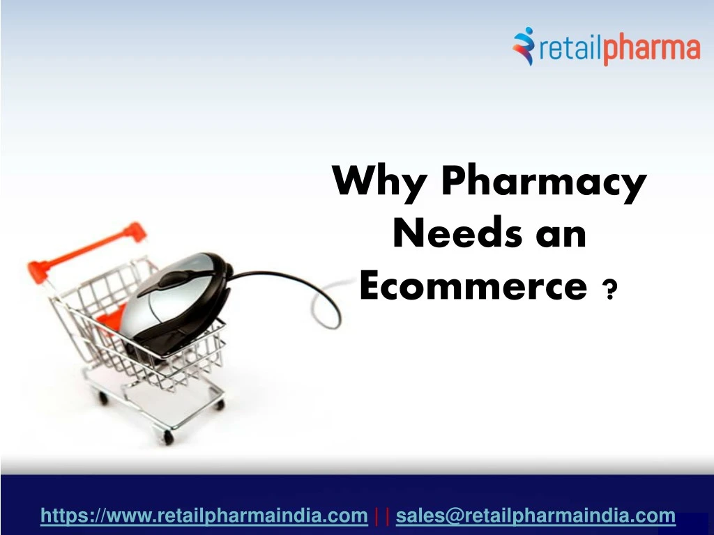 why pharmacy needs an ecommerce