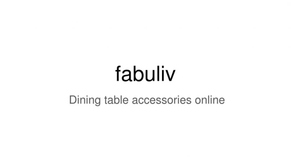 dining table accessories online