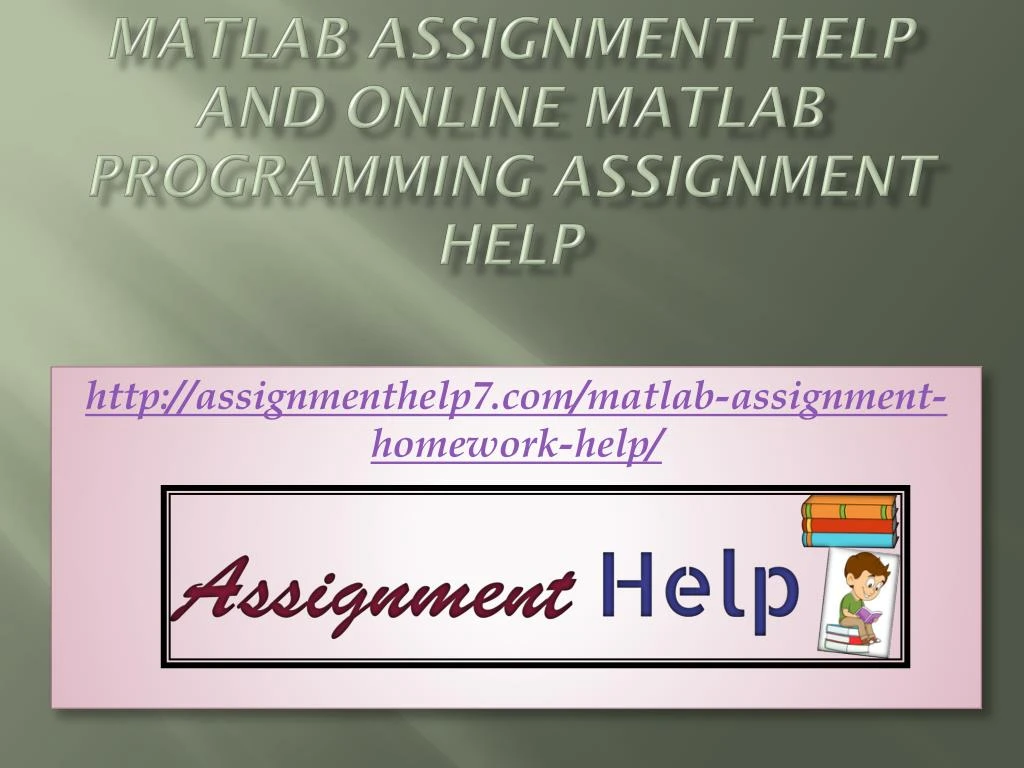 matlab assignment help and online matlab programming assignment help