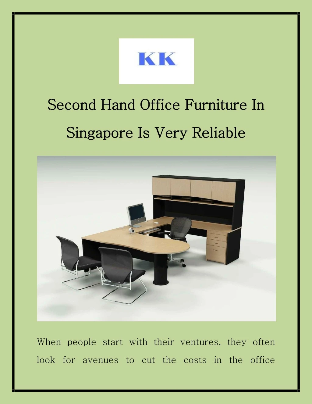 second hand office furniture in second hand