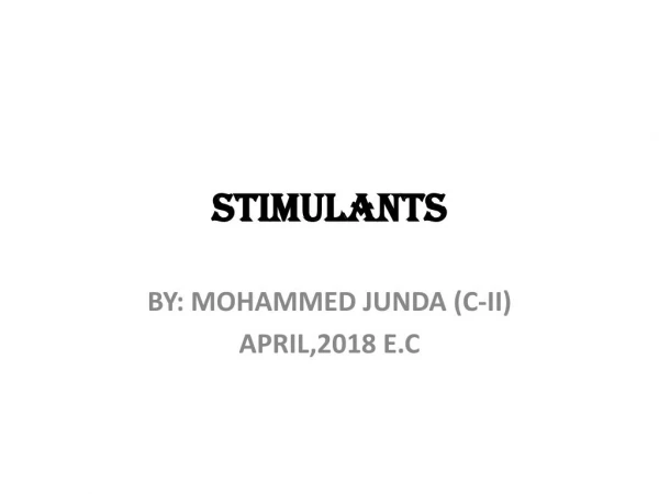 stumulants