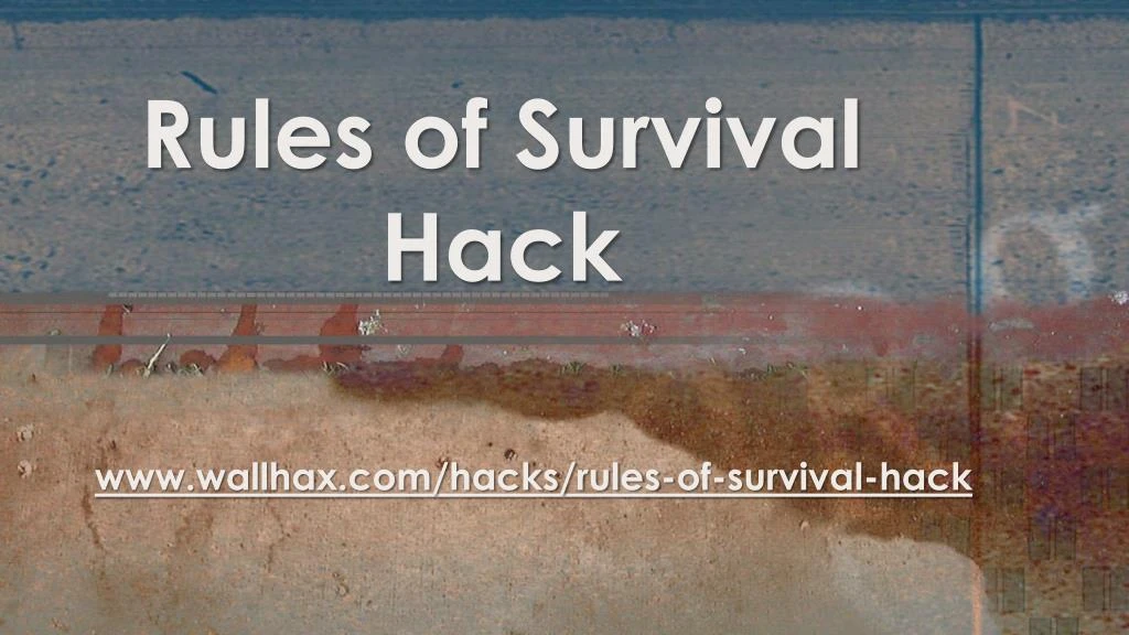 rules of survival hack