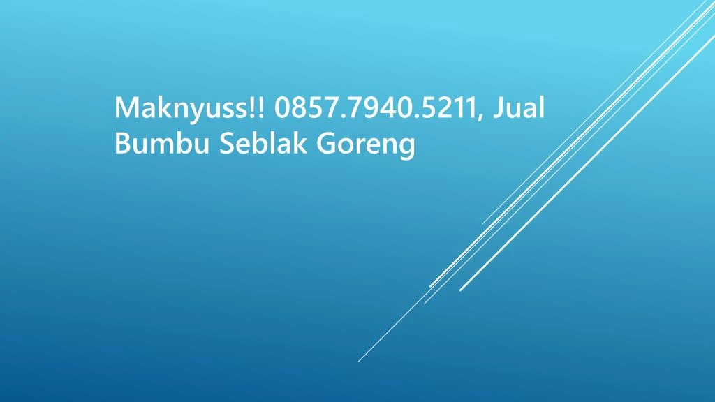 maknyuss 0857 7940 5211 jual bumbu seblak goreng