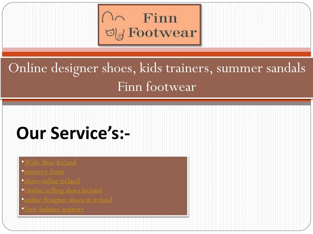 online designer shoes kids trainers summer