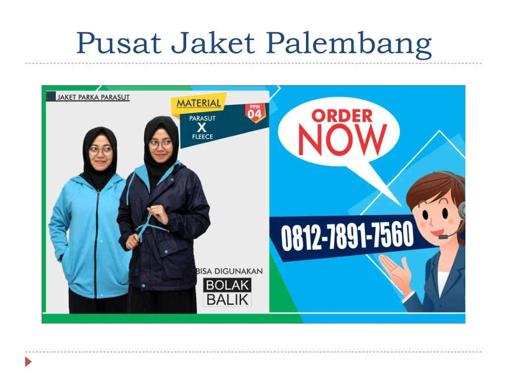 pusat jaket palembang