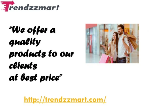 Online Shopping Fashion | TrendzzMart