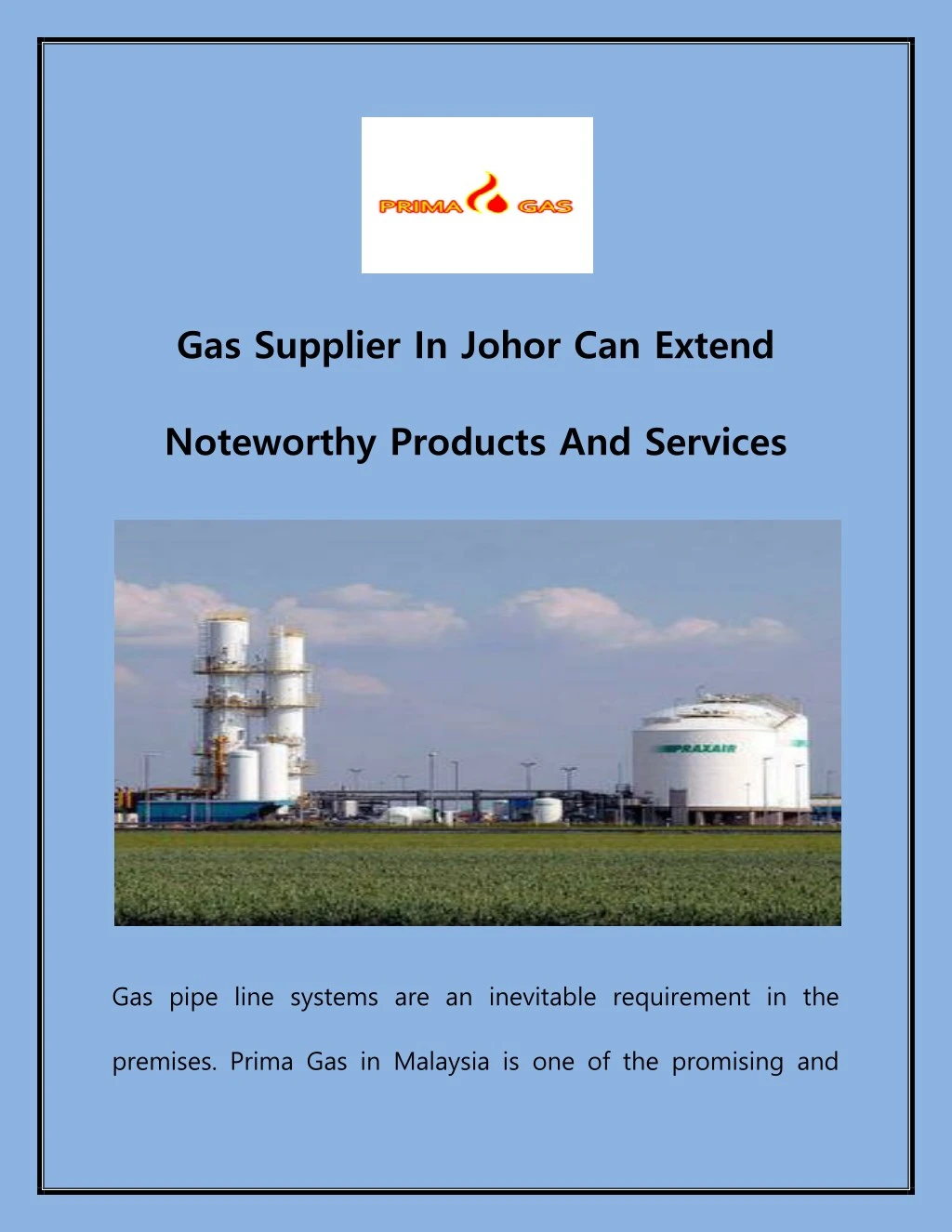 gas supplier in johor can extend