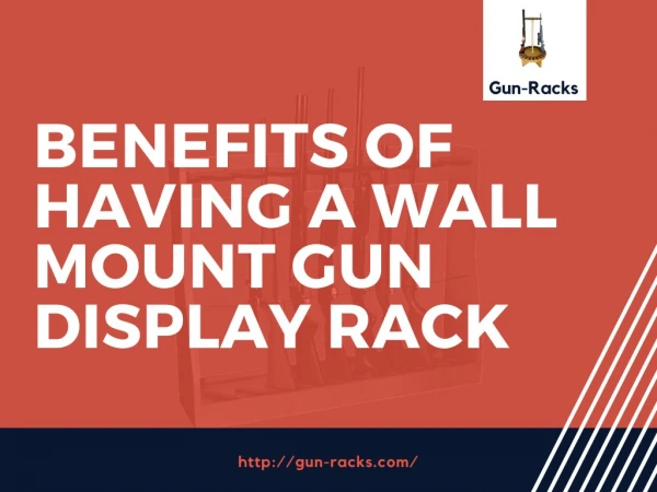 Benefits of having a Wall Mount Gun Display Rack
