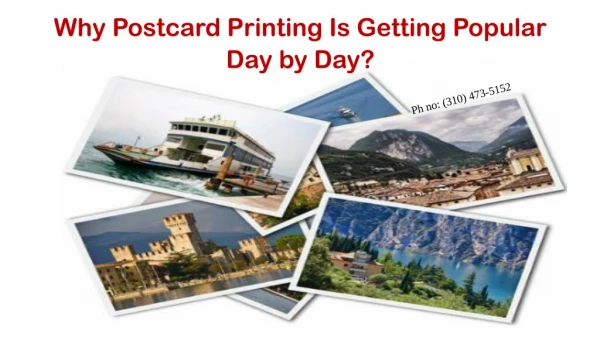 Why Postcard Printing Is Getting Popular Day by Day?