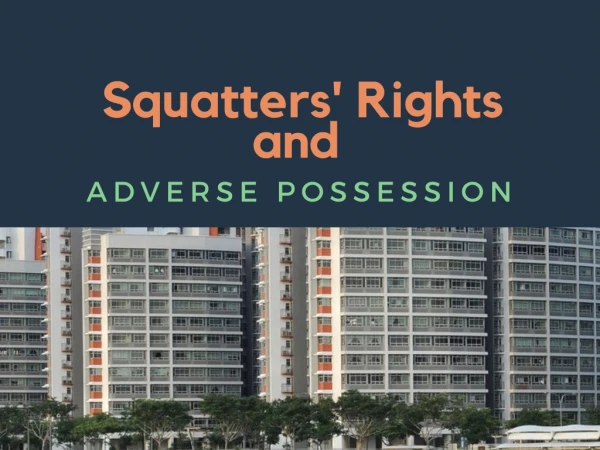Squatters' Rights and Adverse Possession