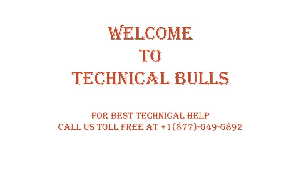 welcome to technical bulls