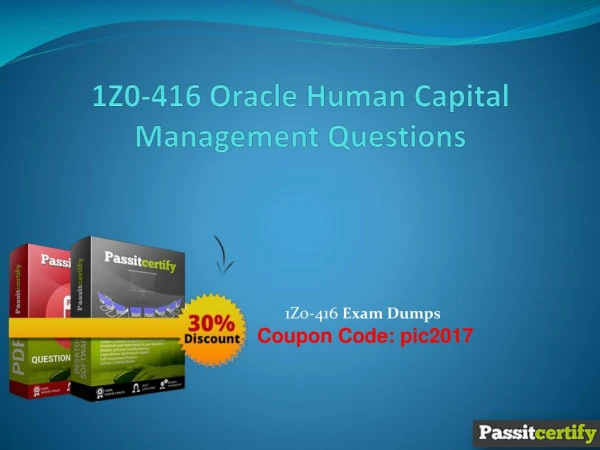 1Z0-416 Oracle Human Capital Management Questions