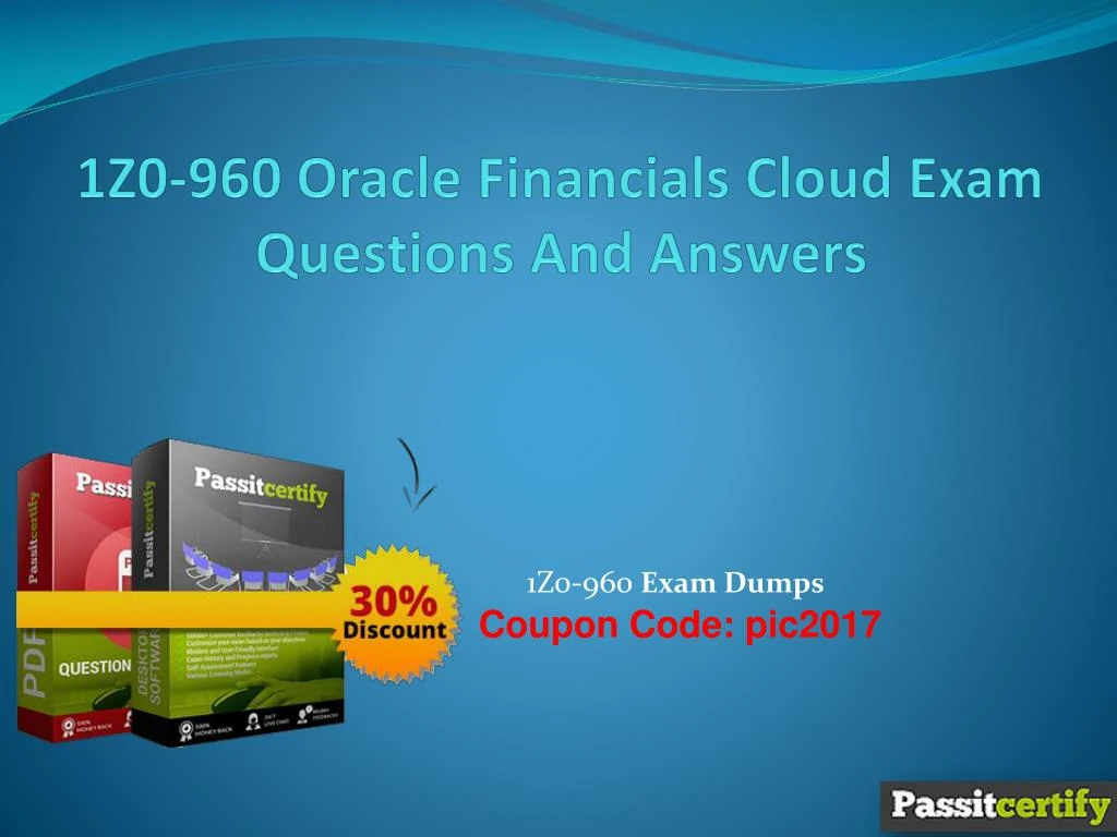 1z0 960 oracle financials cloud exam questions and answers