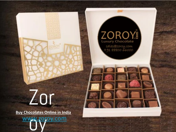 Zoroy - Buy Chocolates Online for any Occasion