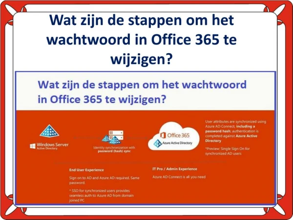 Wat zijn de stappen om het wachtwoord in Office 365 te wijzigen?