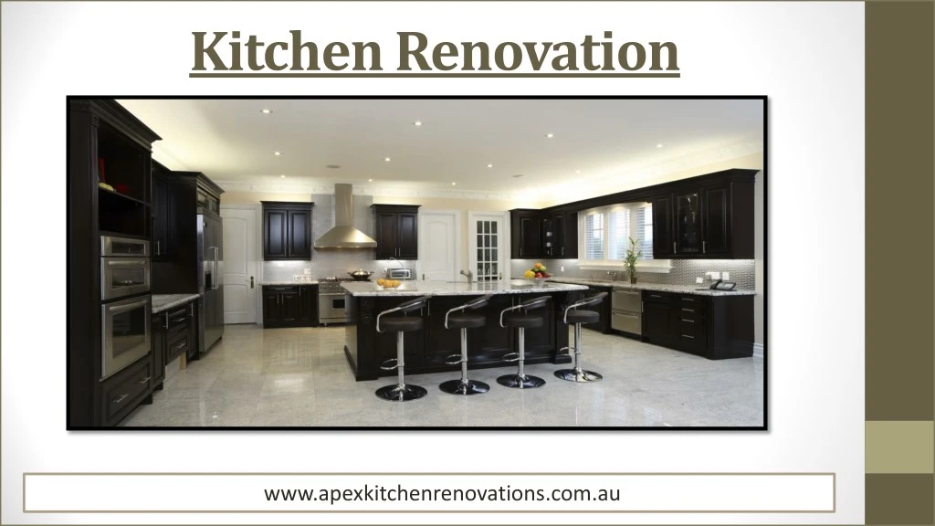 kitchen renovation