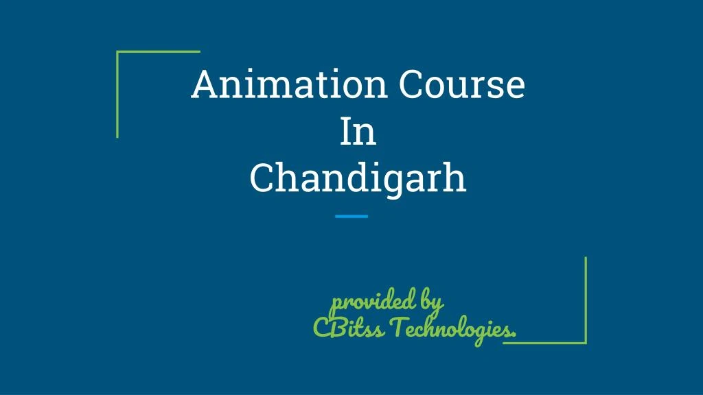 animation course in chandigarh