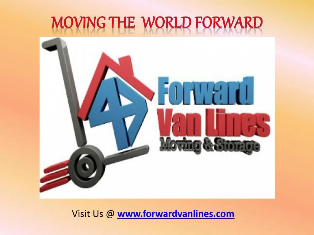 moving the world forward