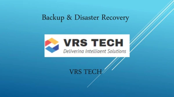 Complete Backup and recovery solutions in Dubai UAE