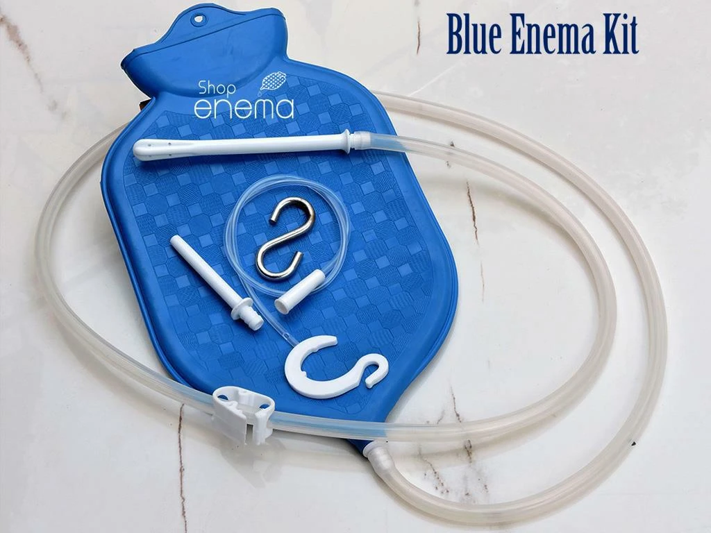 blue enema kit