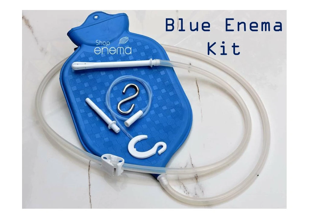 blue enema kit