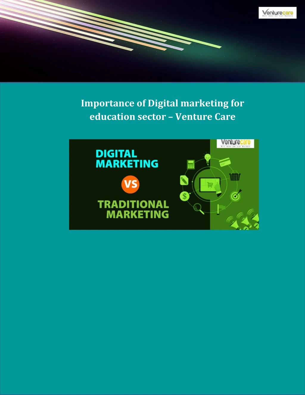 importance of digital marketing for education