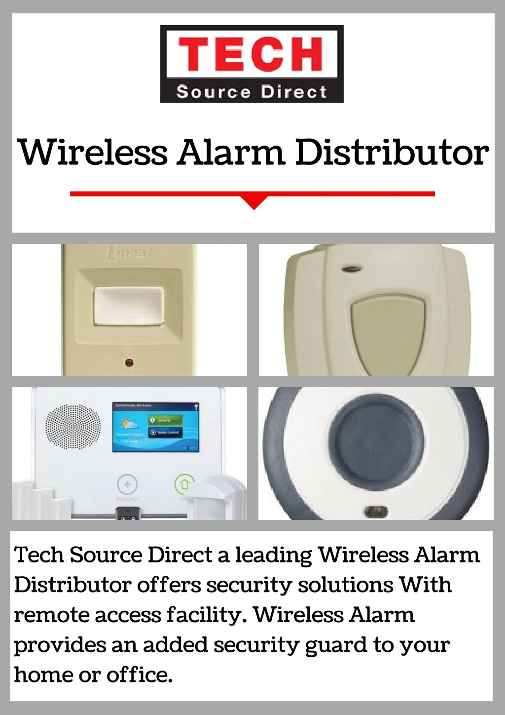 wireless alarm distributor