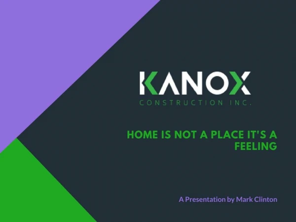 Home Builders Kanox Construction Vancouver