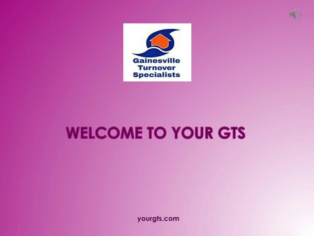 welcome to your gts