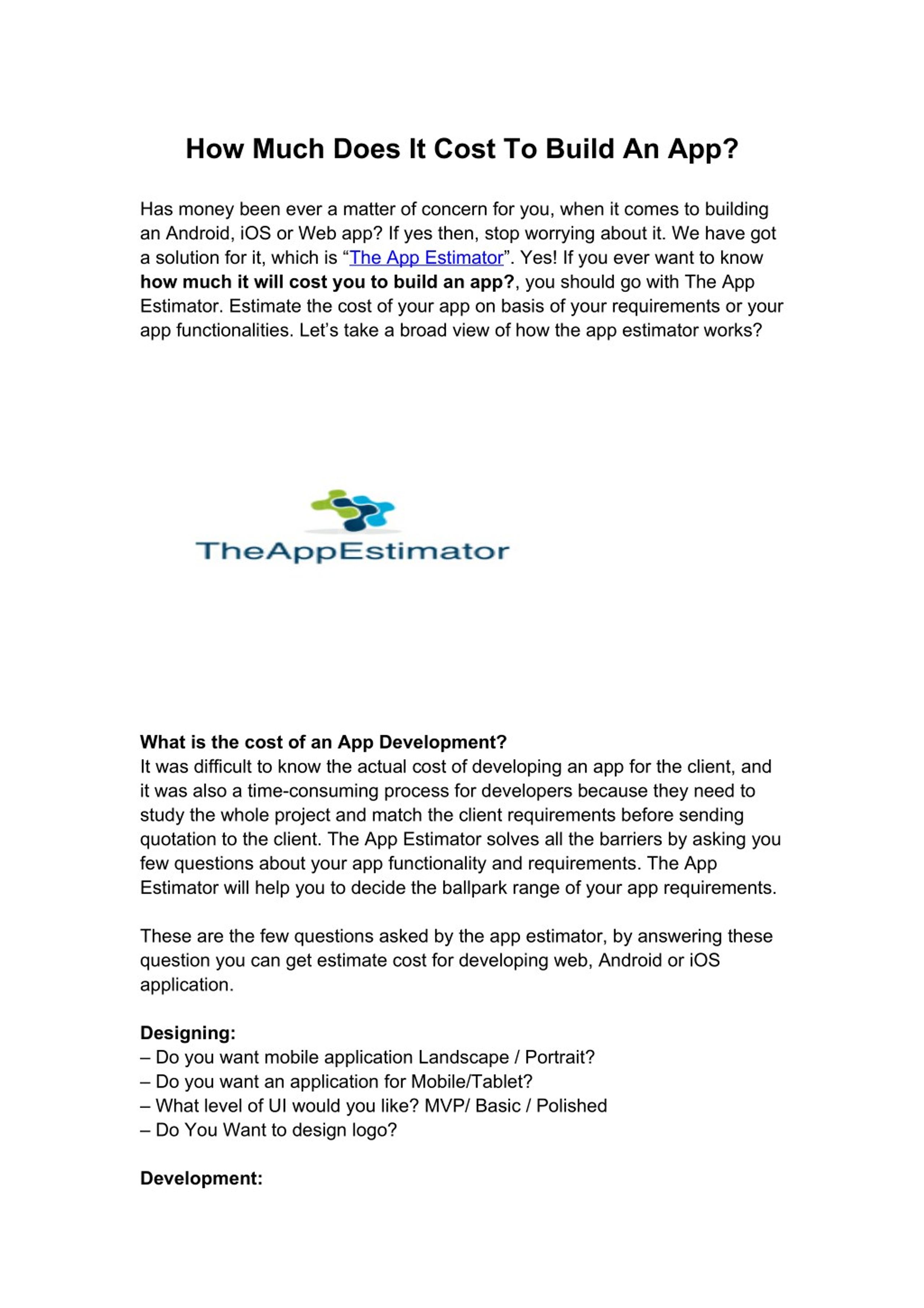 PPT - How Much Does It Cost To Build An App? PowerPoint Presentation ...