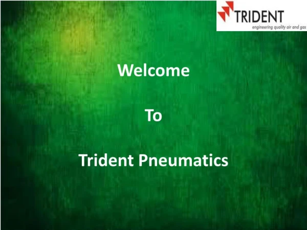 Breathing Air Systems Manufacturers - Trident Pneumatics