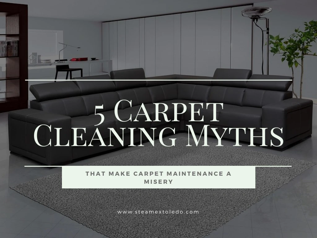5 carpet cleaning myths