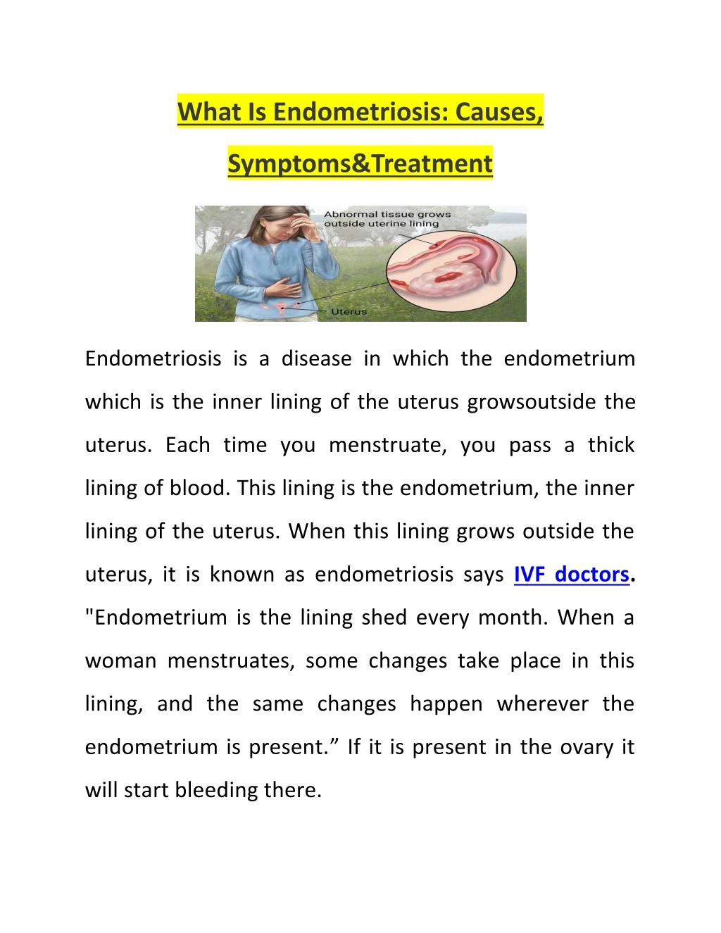 what is endometriosis causes