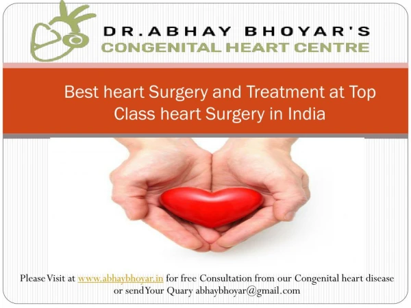Congenital heart disease in india