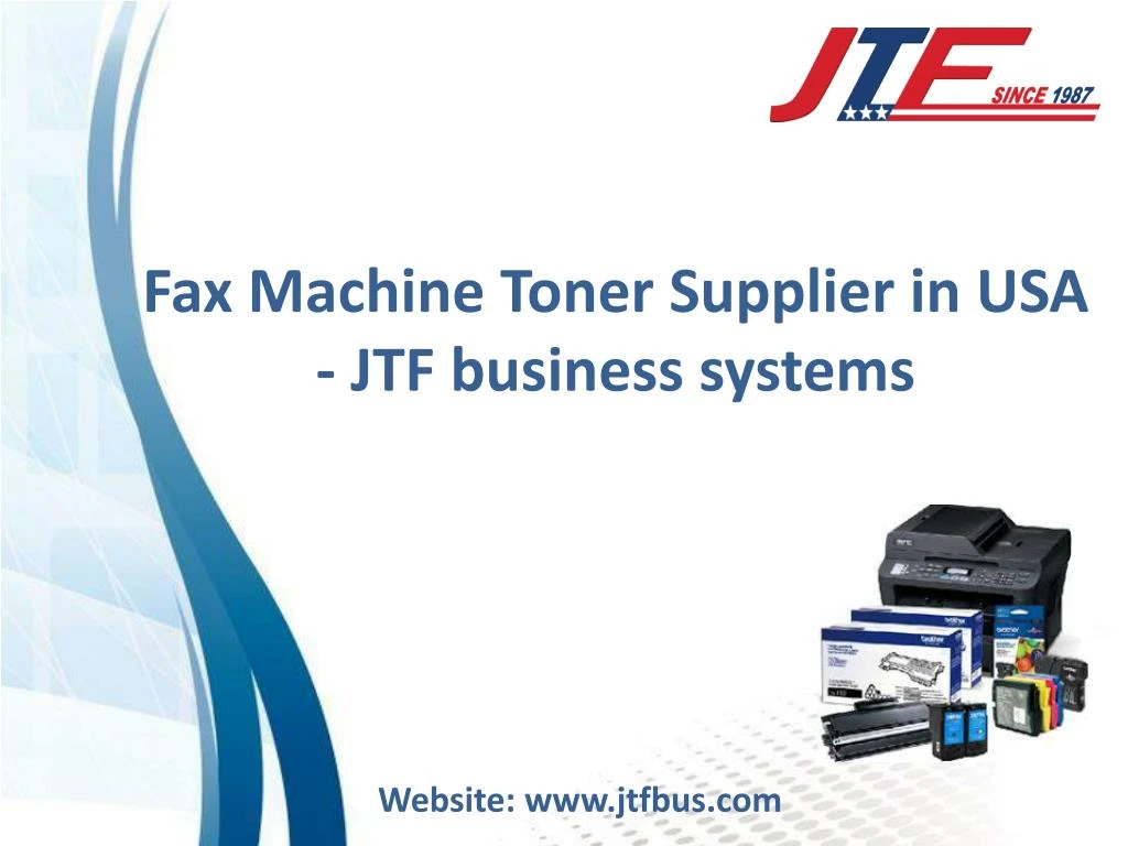 fax machine toner supplier in usa jtf business