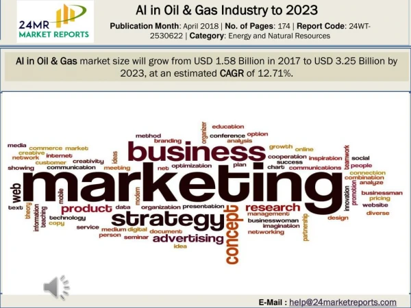 AI in Oil & Gas Industry to 2023