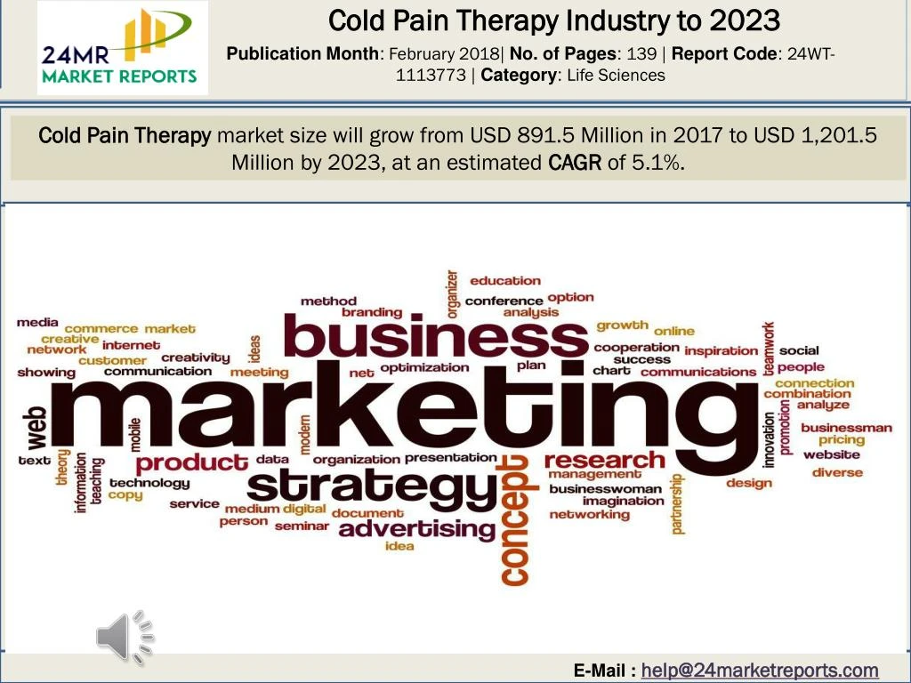 cold pain therapy industry to 2023