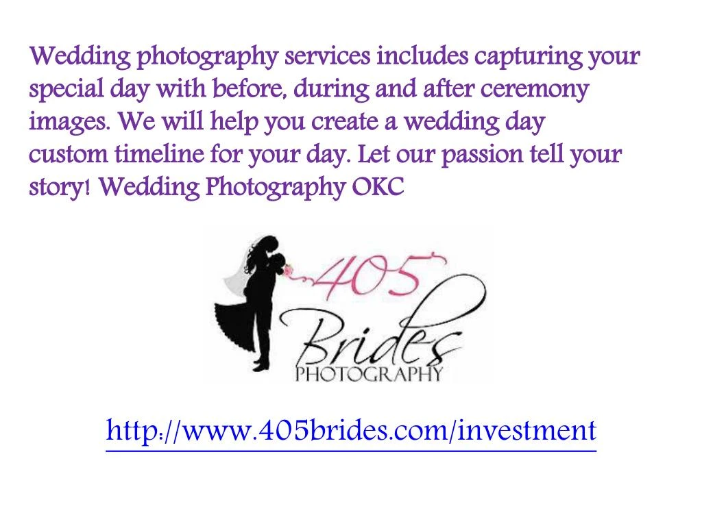 wedding photography services includes capturing