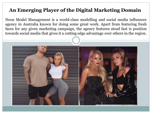 An Emerging Player of the Digital Marketing Domain