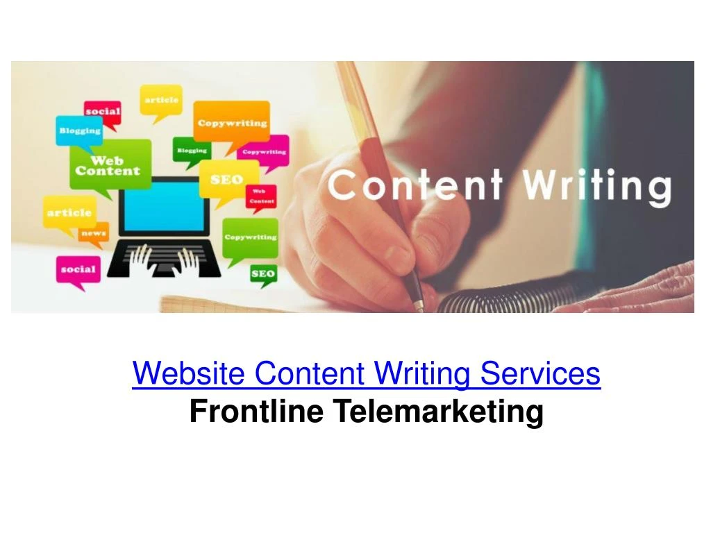 website content writing services frontline