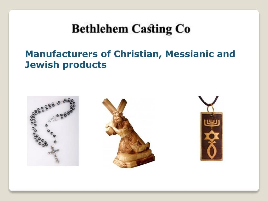 manufacturers of christian messianic and jewish